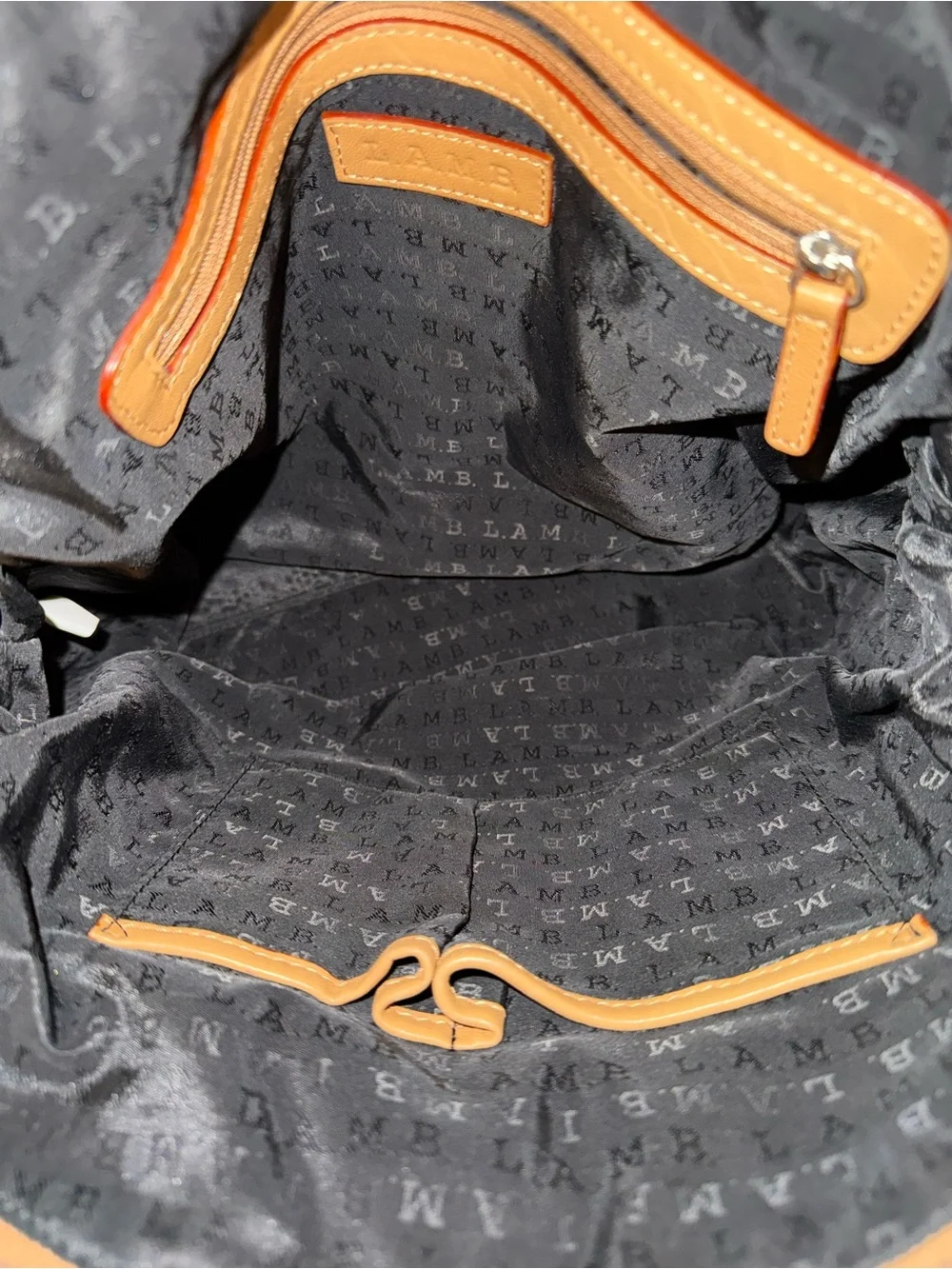 L.A.M.B. PERFORATED SOFT LEATHER PURSE VINTAGE Y2K.